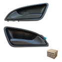 Par Puxador Maçaneta Interna Porta Hyundai Hb20 Hb20x Hb20s Preto Dianteira/traseira