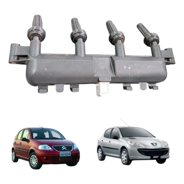 Bobina Ignição Peugeot 207 Citroen C3 2008 A 2011 Original