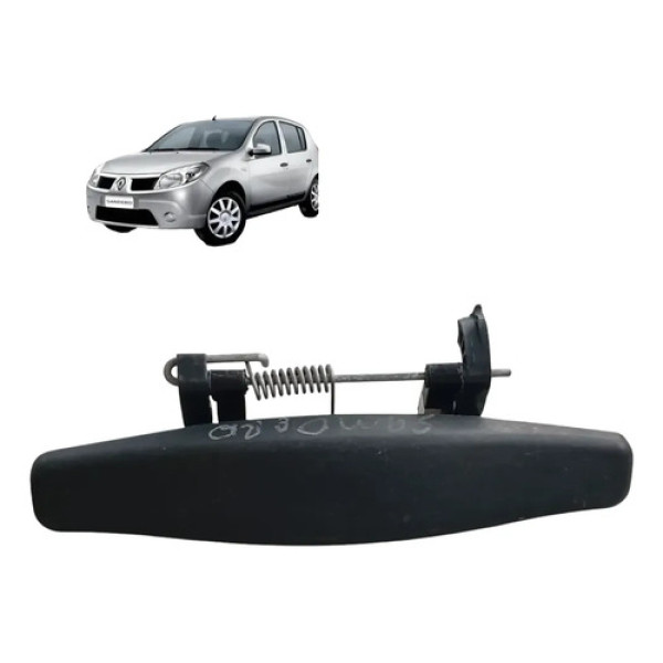 Maçaneta Externa Traseira Duster Sandero 2011 / Original Le Preto