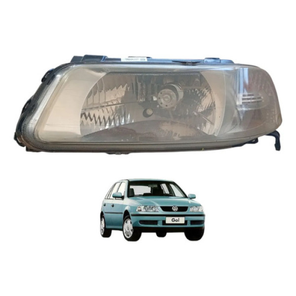 Farol Esquerdo Volkswagen Vw Gol G3 2000 A 2005 Arteb Esquerdo/motorista