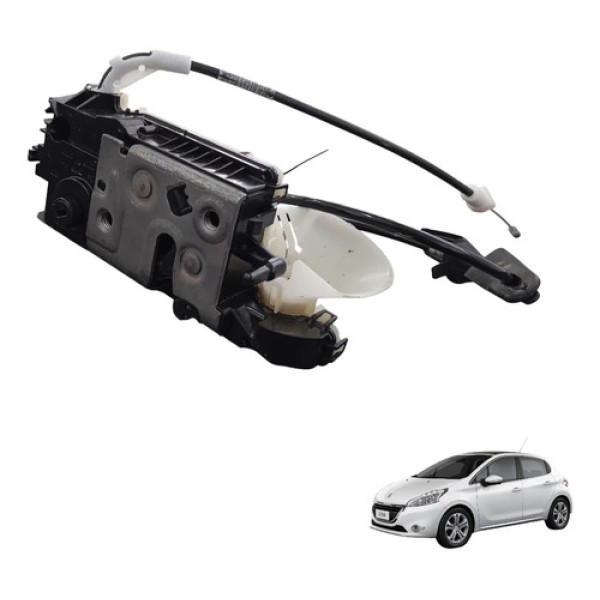 Fechadura Traseira Esquerda Peugeot 208 2013 A 2019