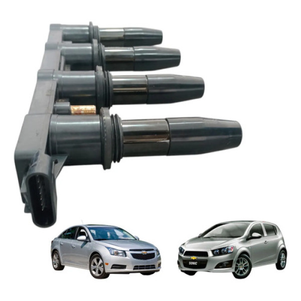 Bobina Ignição Gm Cruze Tracker 1.6  Sonic 1.6 2012/16 10234