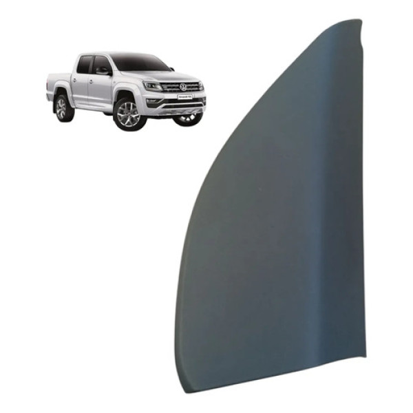 Acabamento Interno Retrovisor Direito Vw Amarok 2010 A 2023 Preto