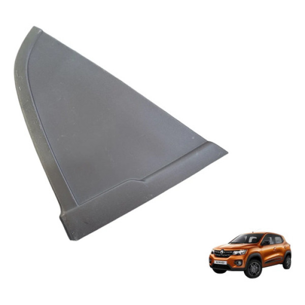 Acabamento Externo Porta Tras Dir Renualt Kwid 2018 A 2023 Preto