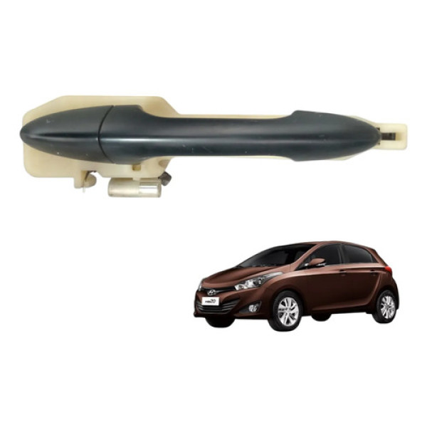 Maçaneta Traseira Esquerda Hyundai Hp20 2012/19 Original