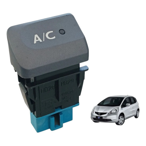 Botão Interruptor Ar Condicionado Honda Fit 2004/2008 M19620 M19620