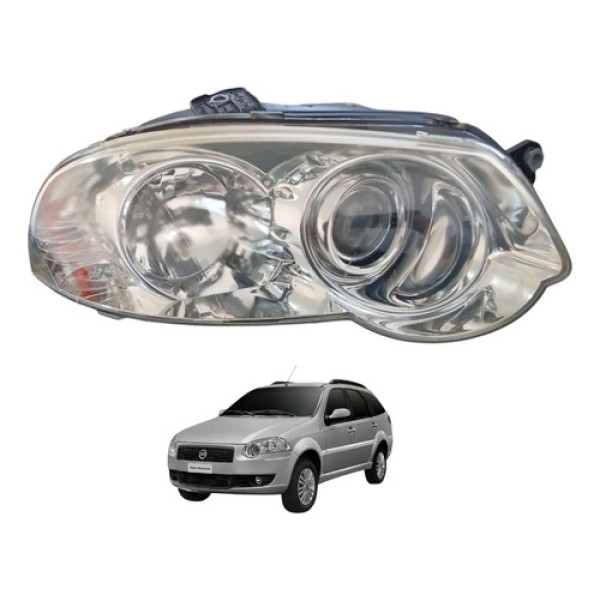 Farol Direito Fiat Palio Weekend 2008/2019 45720748 Original Direito/passageiro