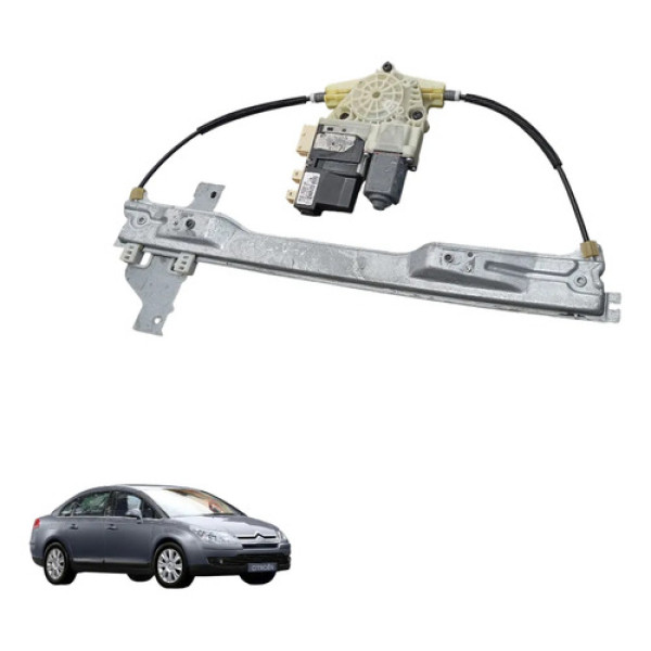 Máquina Vidro Diant Direita Citroen C4 Pallas 2008 A 2012