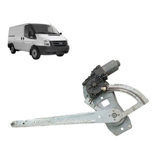Máquina Vidro Porta Dianteira Transit 2008 A 2014 Esquerda
