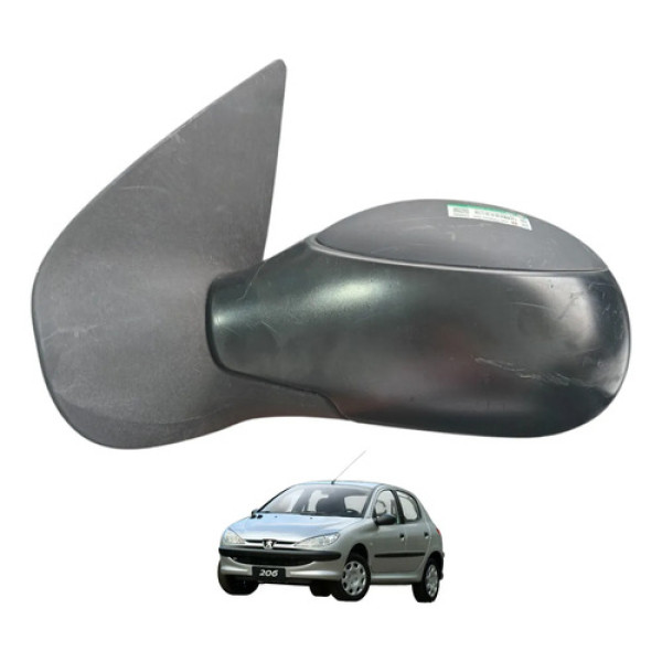 Retrovisor Esquerdo Peugeot 206 1999 A 2010 Original