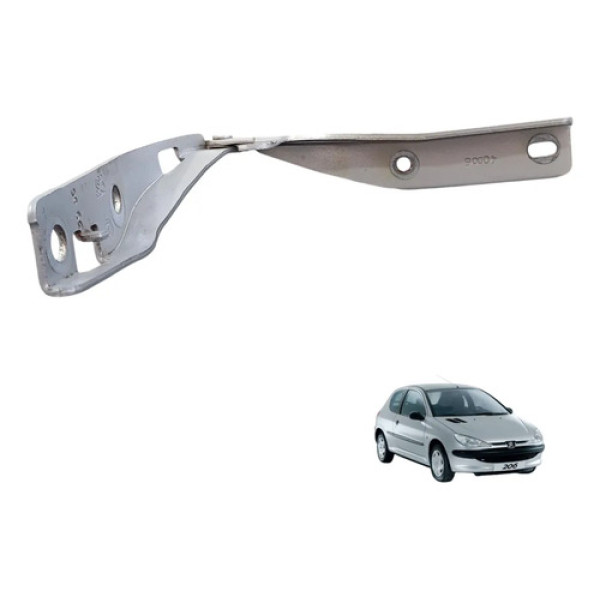 Dobradiça Braço Esquerdo Peugeot 206 2004 A 2008 Original