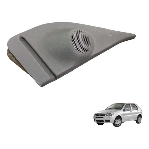 Moldura Interna Retrovisor Fiat Palio 1997 A 2005 Original Preto