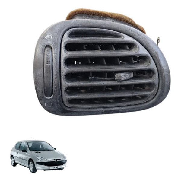 Difusor Saida Ar Esquerdo Peugeot 2001 A 2010 Original