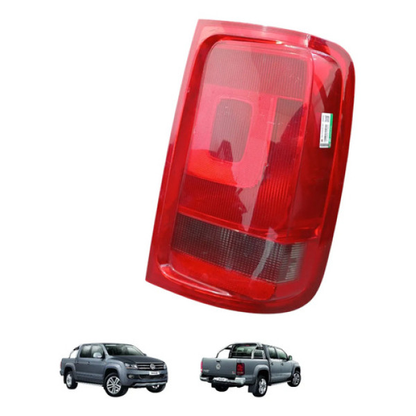 Lanterna Traseira Direita Volkswagen Amarok 2015 A 2019 Direito/passageiro Vermelho