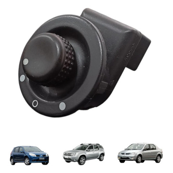 Botão Retrovisor Renault Logan Sandero Duster 2009 A 2014