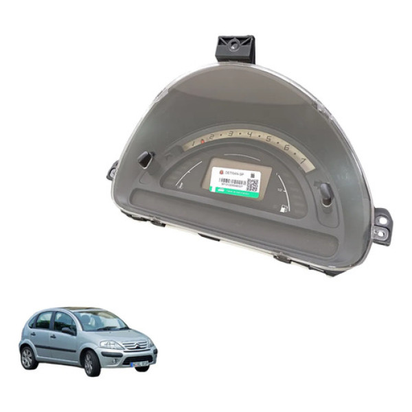 Painel Instrumentos Citroen C3 2003 A 2012 Original Preto Preto