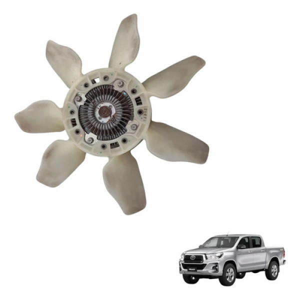 Helice Embreagem Viscosa Radiador Toyota Hilux 2016 A 2025