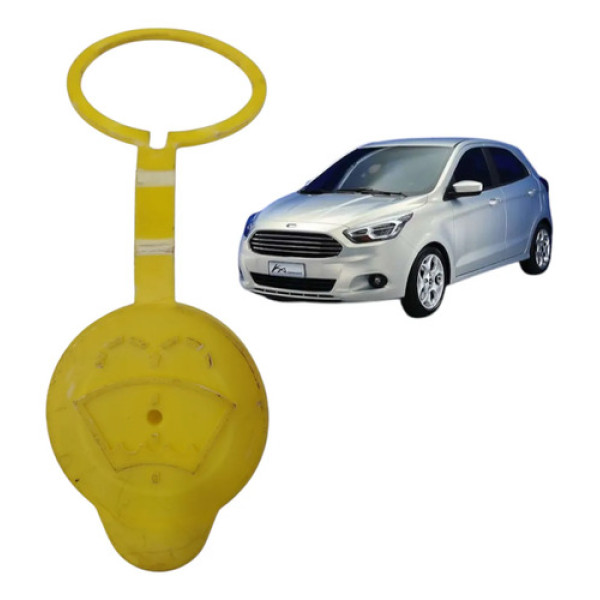 Tampa Reservatório Limpador Parabrisa Ford Ka/ecosport Orig  Amarelo