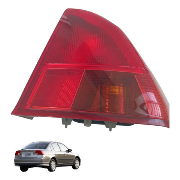 Lanterna Traseira Direita Honda Civic 2001 Original  Direito/passageiro Vermelho