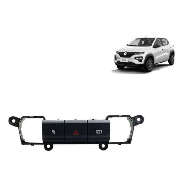 Botao Pisca Alerta Renault Kwid 17/24 8aq3252906226r Preto
