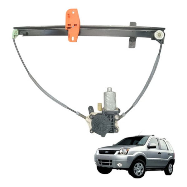 Maquina Vidro Elétrico Traseira Dir Ecosport 2004  Orig