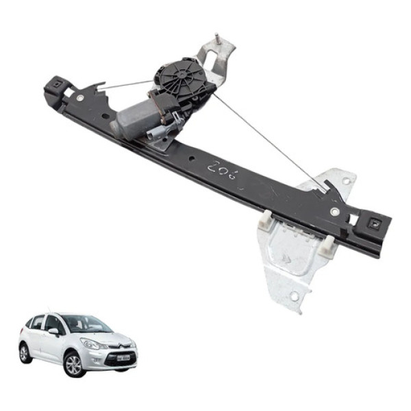 Máquina Vidro Traseira Direita Citroen C3 2014 A 2019