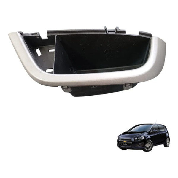 Porta Objetos Painel Chevrolet Sonic 2012 A 2014 Original Preto