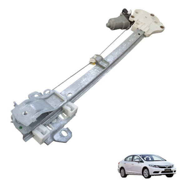 Máquina Vidro Traseira Esquerda Honda Civic 2012 A 2016