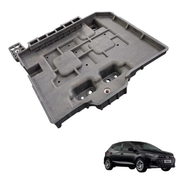 Suporte Caixa Bateria Hyundai Hb20 2019 A 2025 Original Preto