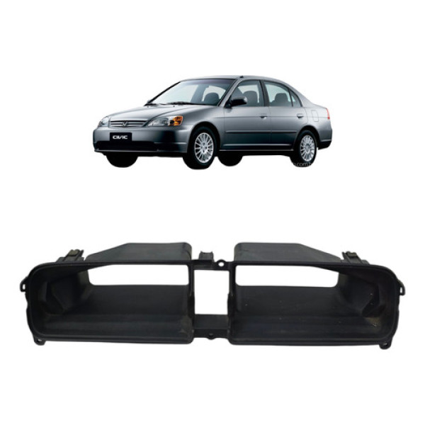 Moldura Difusor Ar Central Honda Civic 2001 A 2006