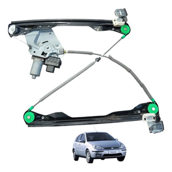 Máquina Vidro Elé Dian Esquerdo Ford Focus 2000/08 Xs4123201