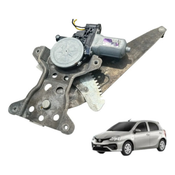 Máquina Vidro Tras Esq Toyota Etios 2018 Á 2020 857100d170
