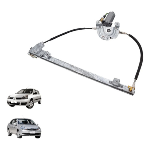 Máquina Vidro Diant Esquerda Renault Clio Symbol 2008 A 2013