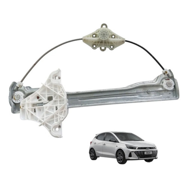 Máquina Vidro Manual Traseira Esquerda Hyundai Hb20 2020/25