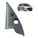 Acabamento Interno Retrovisor Esq. Peugeot 207 2008 A 2013 Cinza-escuro