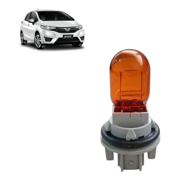 Soquete Seta Pisca Farol Honda Fit 1.5 2016 Original Laranja