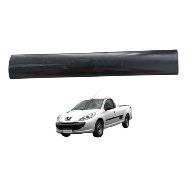 Friso Lateral Traseiro Esquerdo Peugeot Hoggar 2011 2014 Preto
