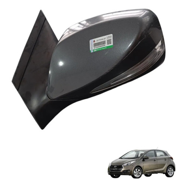 Retrovisor Elétrico Esq C/pisca Hyundai Hb20 2013 A 2019