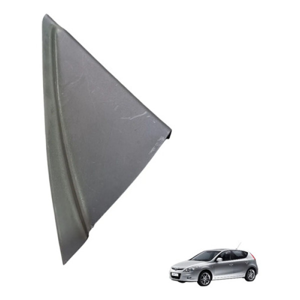 Moldura Interna Retrovisor Direito Hyundai I30 2009 A 2012 Preto