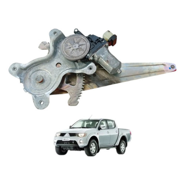 Máquina Vidro Elétrico Traseiro Esquerdo L200 Triton 2008/16