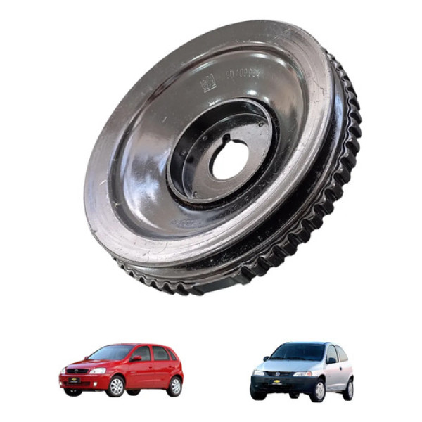 Polia Virabrequim Chevrolet Celta Corsa 2000 A 2014 Original