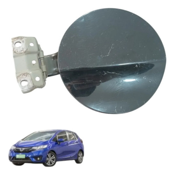 Tampa Portinhola Tanque Combustivél Honda Fit 2015/21 Orig  Preto 2015