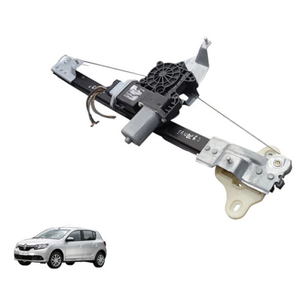 Máquina Vidro Dianteira Direita Renault Sandero 2015 A 2019