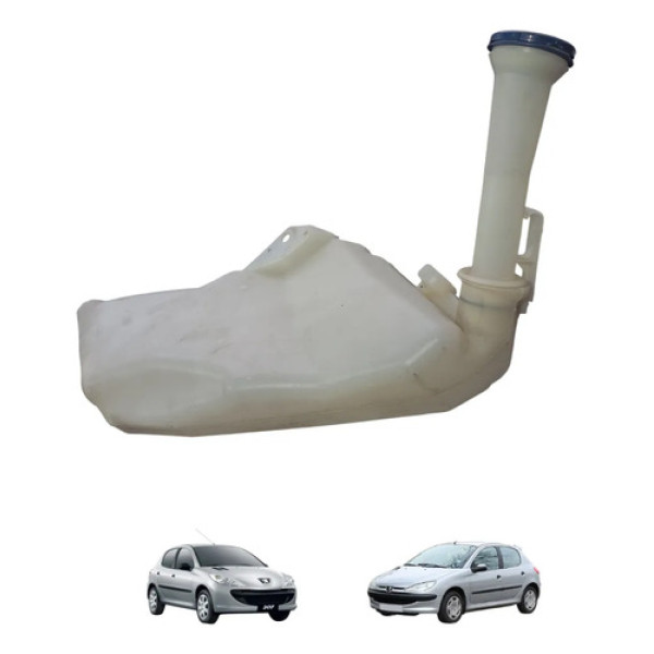 Reservatório Água Parabrisa Peugeot 206 207 2005 A 2014 Branco