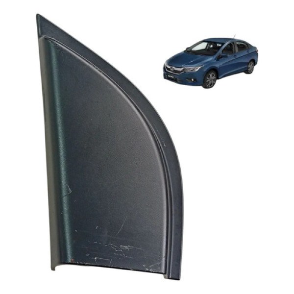 Moldura Interna Retrovisor Esquerdo Honda City 2015 A 2021 Preto