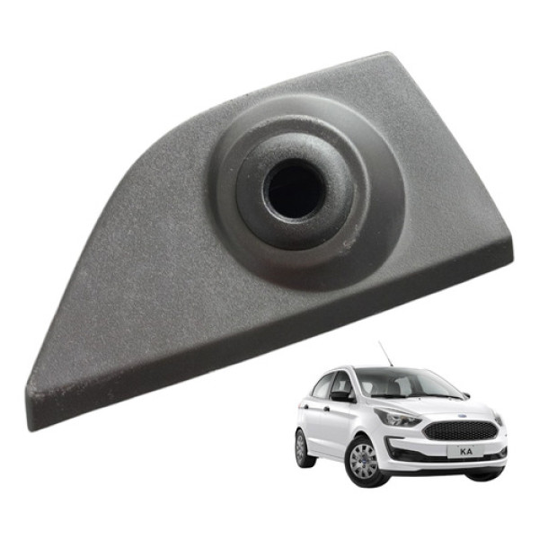 Moldura Interna Retrovisor Esquerdo Ford Ka 2014 A 2020 Preto