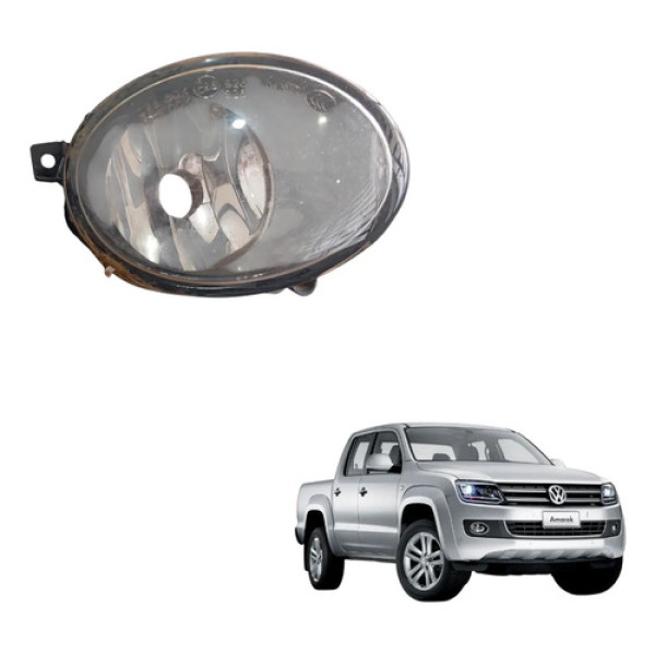 Farol Milha Neblina Direito Volkswagen Amarok  2011 A 2018  Transparente