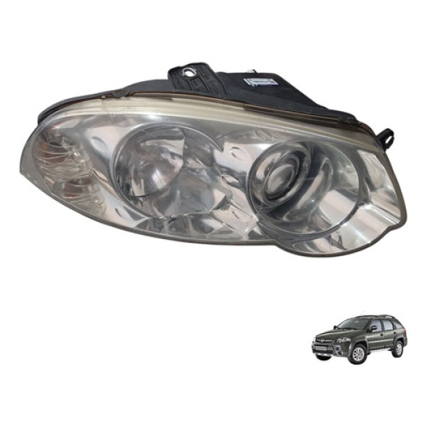 Farol Dianteiro Direito Fiat Palio Weekend 2008 A 2019 Direito/passageiro