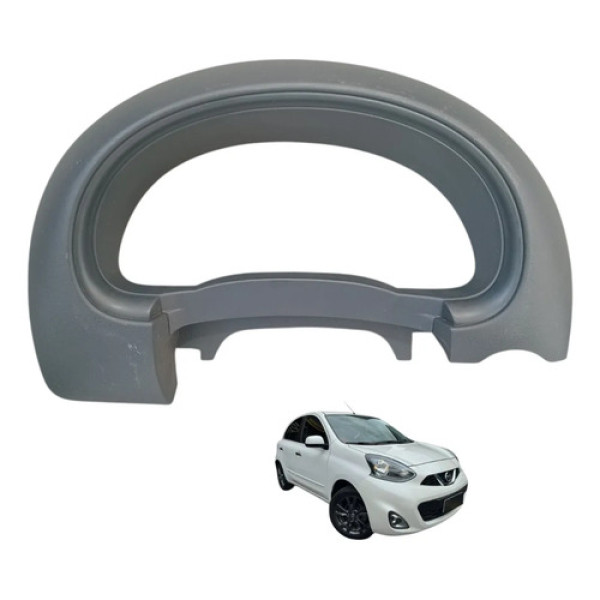 Acabamento Painel De Instrumentos Nissan Marsh 2009/18 Orig Preto
