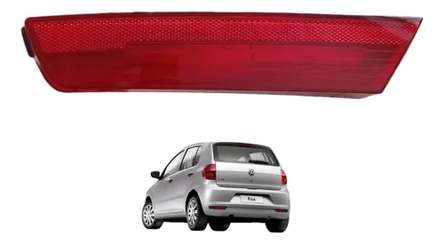 Refletor Traseiro Esquerdo Parachoque Vw Fox 2010 A 2014 Vermelho